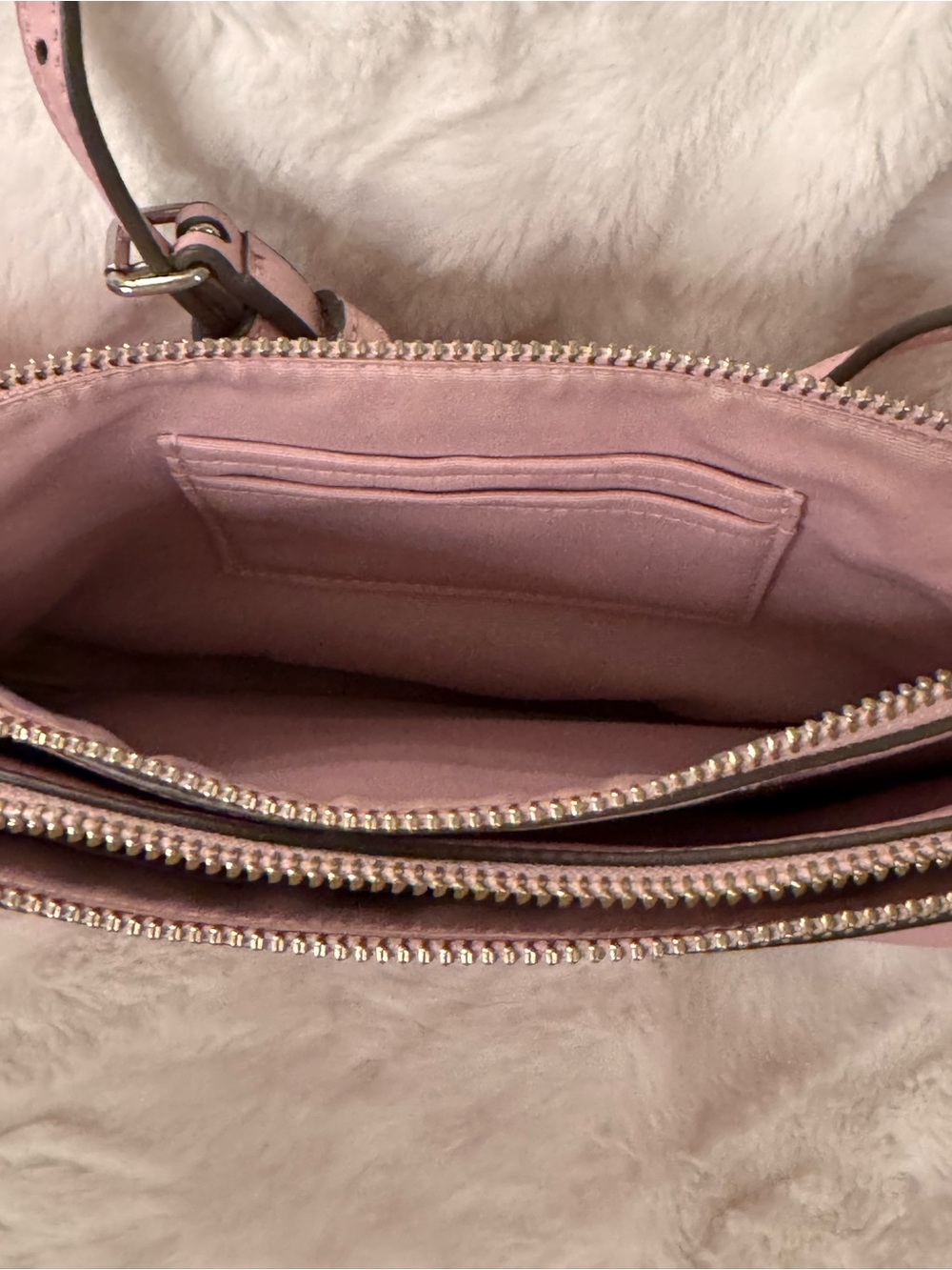 Coach Pink Leather Crossbody with Silver Hardware - Picture 6 of 9